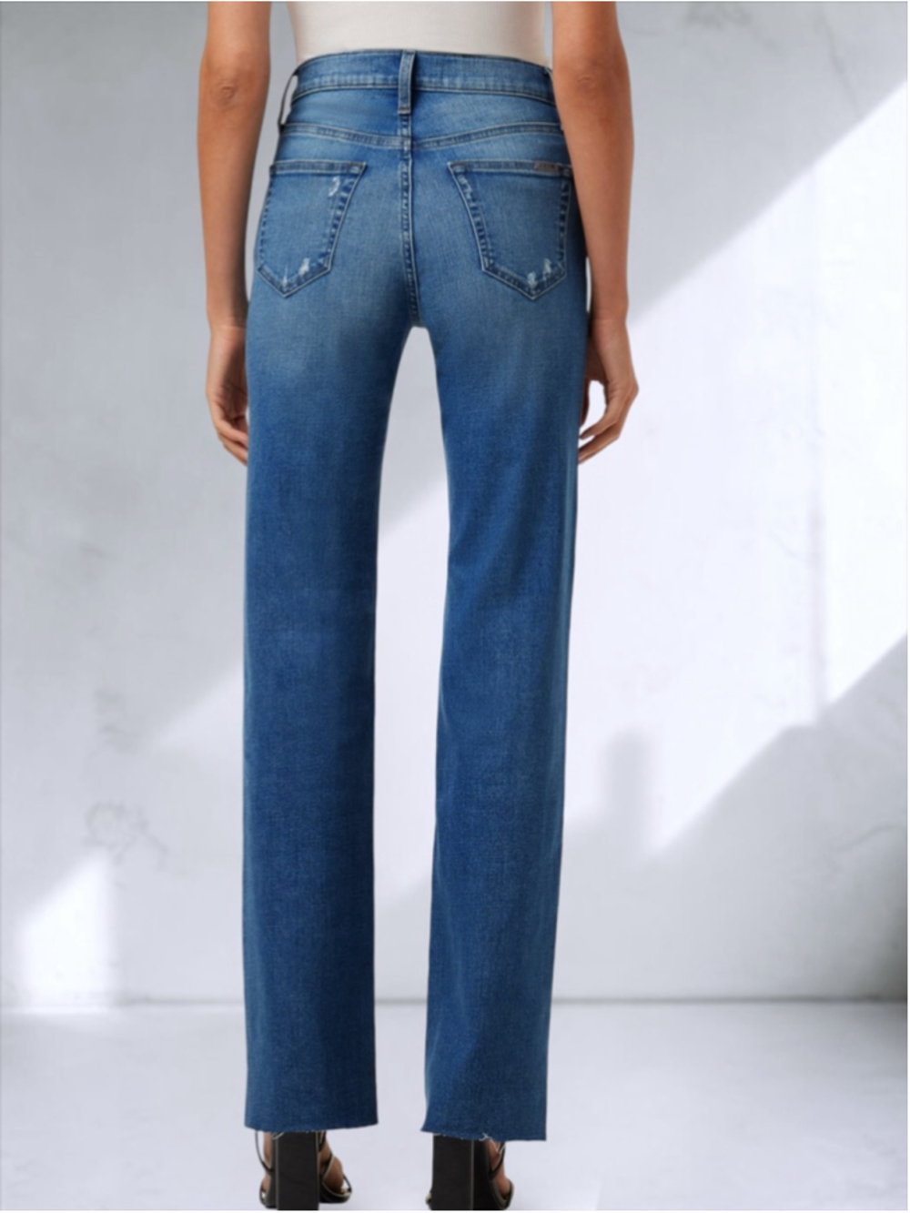 Joe’s Jeans High Rise Wide Leg Jeans – Belenos Wash – Size 25 - Picture 4 of 10